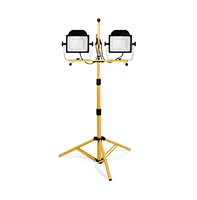 100 W 10 000 lm Led Dual-Head Work Light with Stand