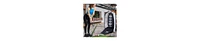 Wosofe Golf Practice Hitting Net Indoor Backyard Home Chipping 2 Target Ball Swing Training Aids Golfing Accuracy with Tri-Turf Mat and Carry Bag Grea