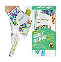 Wosofe Golf Gloves for Women Ladies Soft Leather Accessories Breathable for Non Slip Gloves 1 Pair