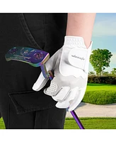 Wosofe Golf Gloves for Men s Left Hand Lycra Korean Nanometer Grip Soft Comfortable Pack of 2