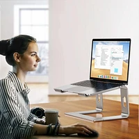 LS03 Aluminum Laptop Stand, Ergonomic Detachable Computer Stand, Riser Holder Notebook Stand Compatible with Air, Pro, Dell, Hp, Lenovo More 10-15.6"