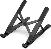 LS01 Pro Ergonomic Laptop Stand, Plastic Laptop Riser, Portable and Adjustable Notebook Computer Holder Compatible with 10-15.6" Laptops