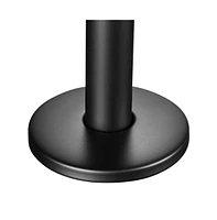 Aquaterior Shower Faucet Set Wall Mount Concealed Mixer Round Shower Head Black