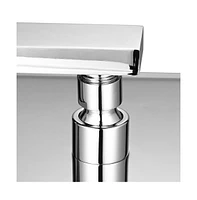 Aquaterior Shower Faucet Set Wall Mount Concealed Mixer Valve Rain Shower Chrome