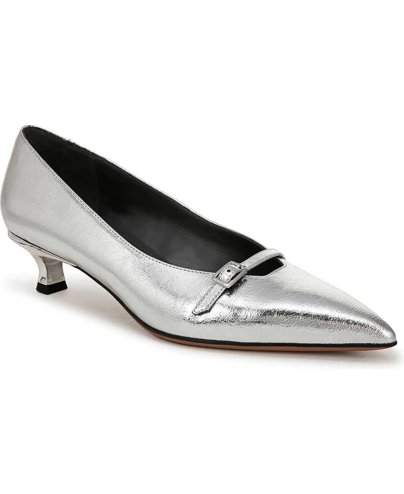 Franco Sarto Women's Malia Pointed Toe Kitten Heel Pumps