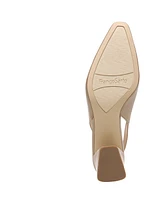 Franco Sarto Women's Jacer Snip Toe Block Heel Slingback Pumps