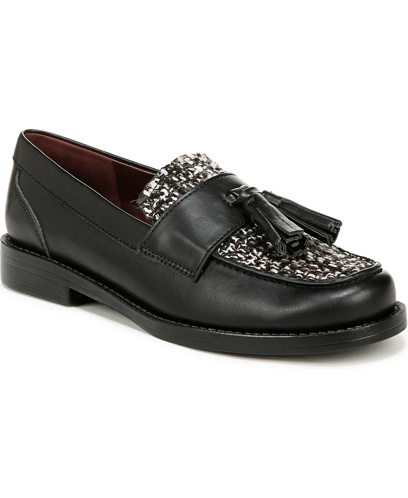 Franco Sarto Women's Lucia Round Toe Low Profile Tassel Loafers