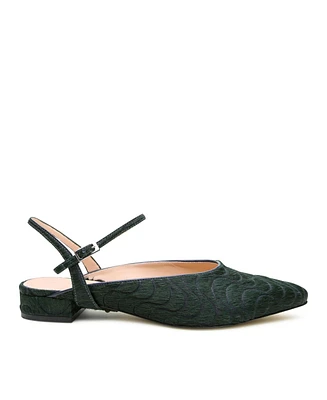 Alterre Women's Groovy Green Amal Customizable Point Slides