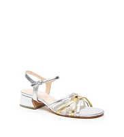 Alterre Women's Silver Jackie Customizable Bell Sandals