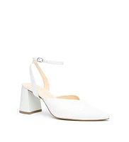 Alterre Women's White Marilyn Customizable Bridal V Mules