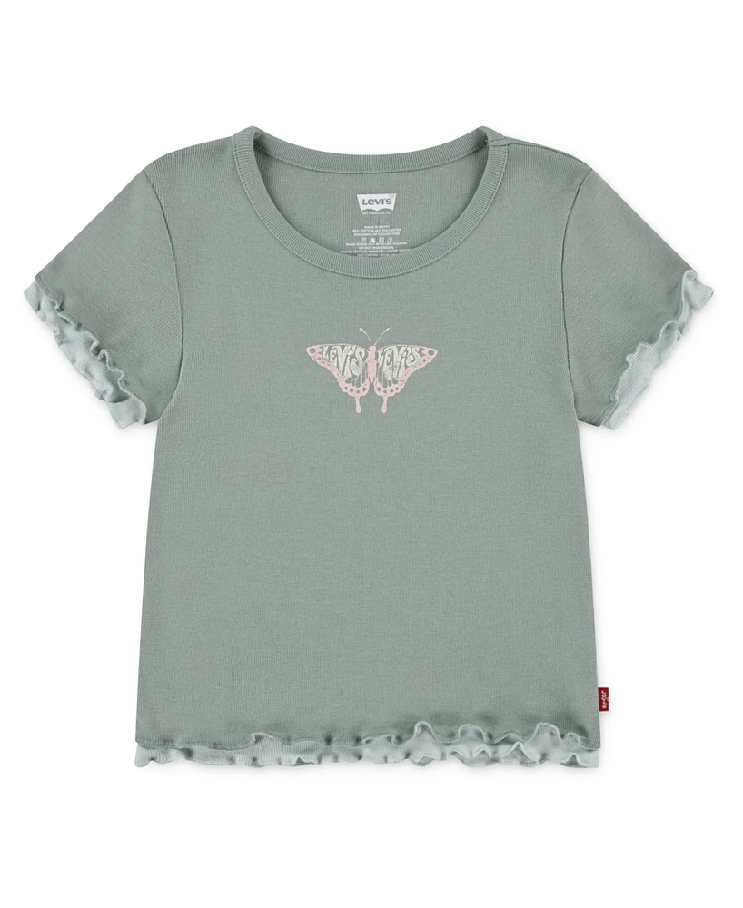 Levi's Little Girls Double Layer Knit Top