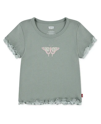 Levi's Little Girls Double Layer Knit Top