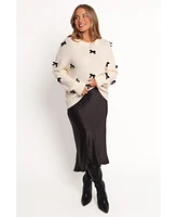 Petal and Pup Women's Voss Bow Knit Sweater