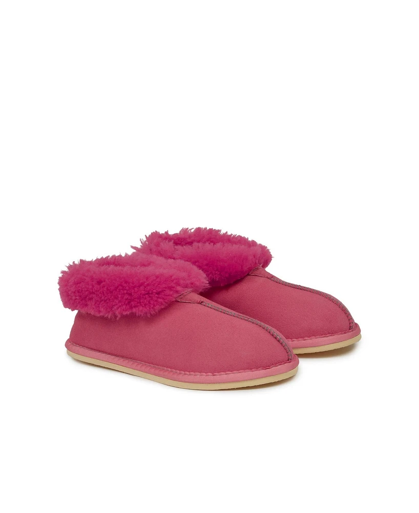 Sheepskin Shearling Bootie Slippers