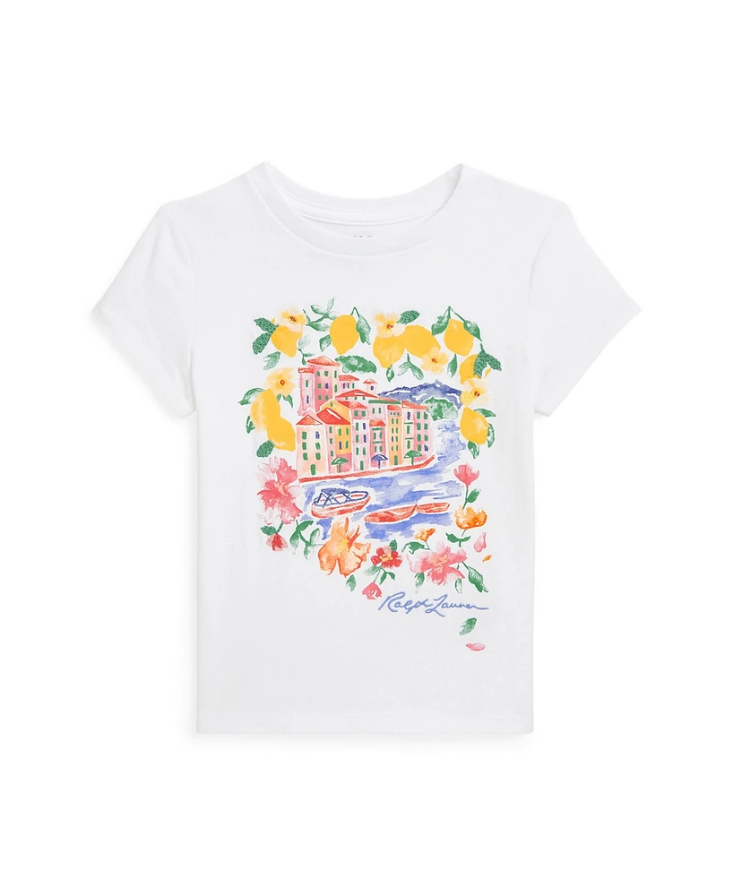 Polo Ralph Lauren Toddler and Little Girls Jersey Graphic T-Shirt