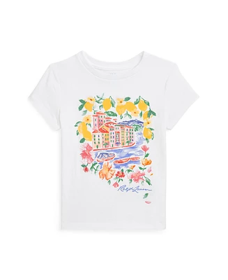 Polo Ralph Lauren Toddler and Little Girls Jersey Graphic T-Shirt