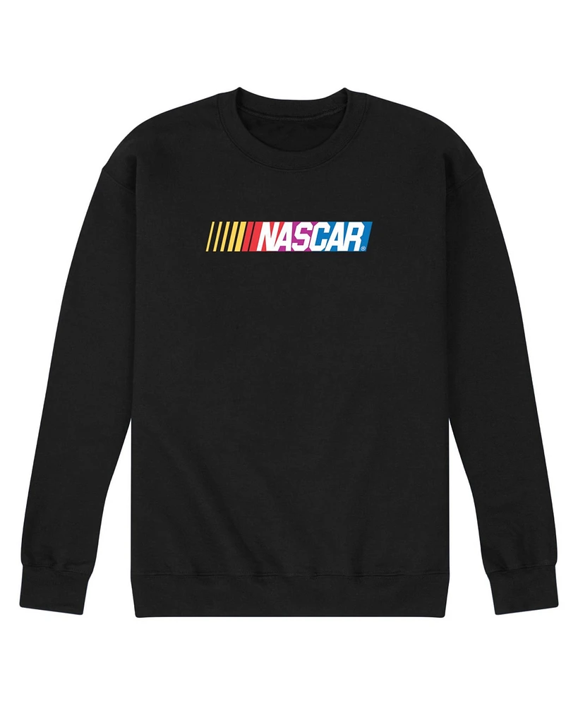 Airwaves Men's Nascar Logo Long Sleeve Fleece T-Shirt