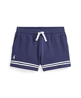 Polo Ralph Lauren Toddler and Little Girls Striped Stretch Mesh Shorts