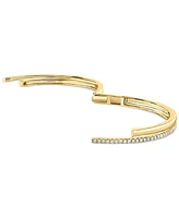 Lali Jewels Diamond Double Row Bangle Bracelet (1/2 ct. t.w.) in 14k Gold