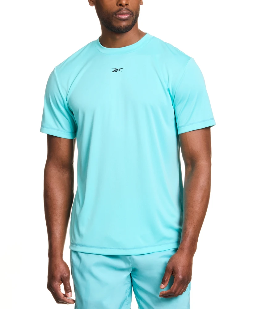 Reebok Men's Tech Regular-Fit Logo T-Shirt