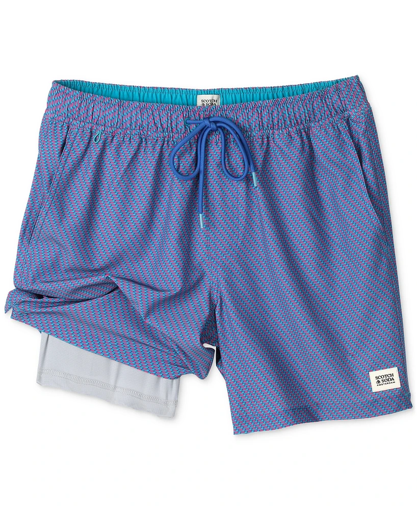 Scotch & Soda Men's Mr. Clean Swim Trunks