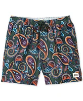 Scotch & Soda Men's Miami Ice Paisley Swim Trunks
