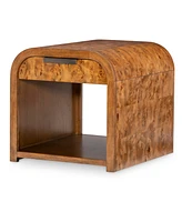 Prescott 25" Wood Mappa Burl End Table