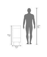 Yorkana Bathroom Vanity, 1 Door, 4 Legs, White