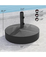 Outsunny Patio Umbrella Base Sd, /Water Filled
