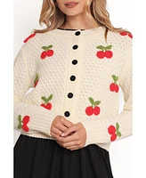 Petal and Pup Women's Trudie Cherry Cardigan