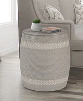 Gallerie Decor Dimensions Drum Side Table
