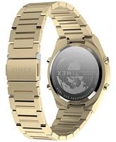 Timex Men's Quartz Digital Gold-Tone Stainless Steel Watch, 39mm