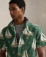 Polo Ralph Lauren Men's Classic-Fit Sailboat Oxford Camp Shirt
