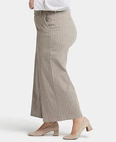 Nydj Plus Mona Wide Leg Trouser Ankle Jeans