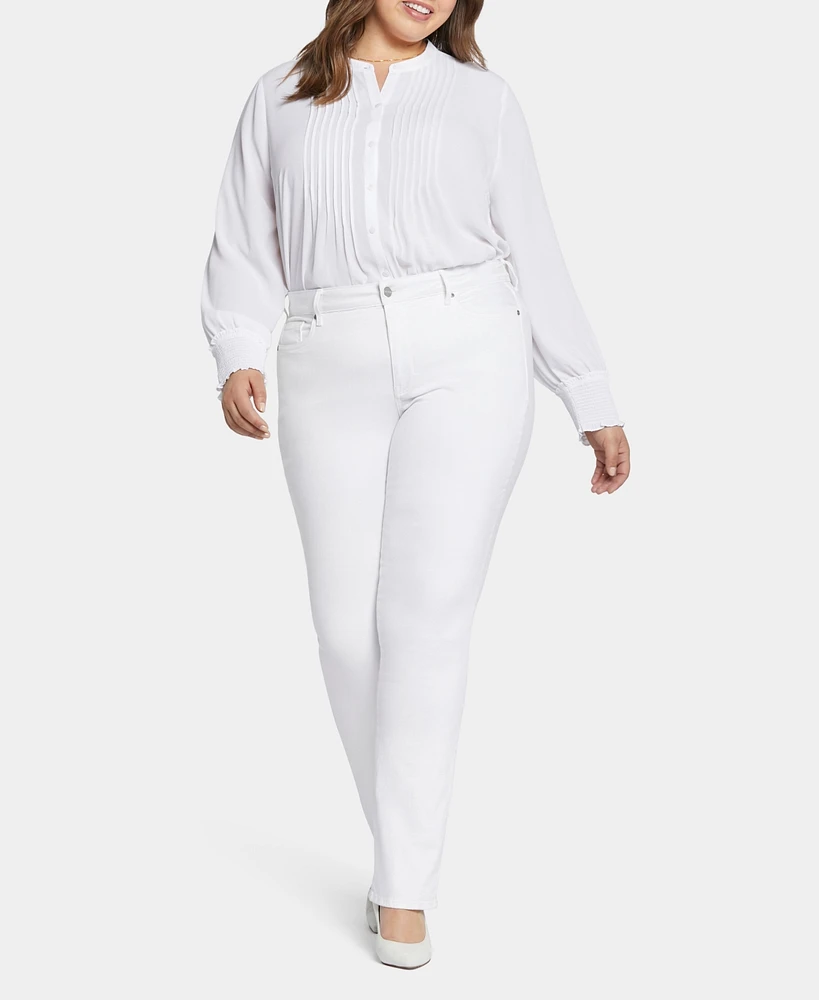 Nydj Plus Marilyn Straight Jeans