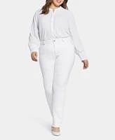Nydj Plus Marilyn Straight Jeans