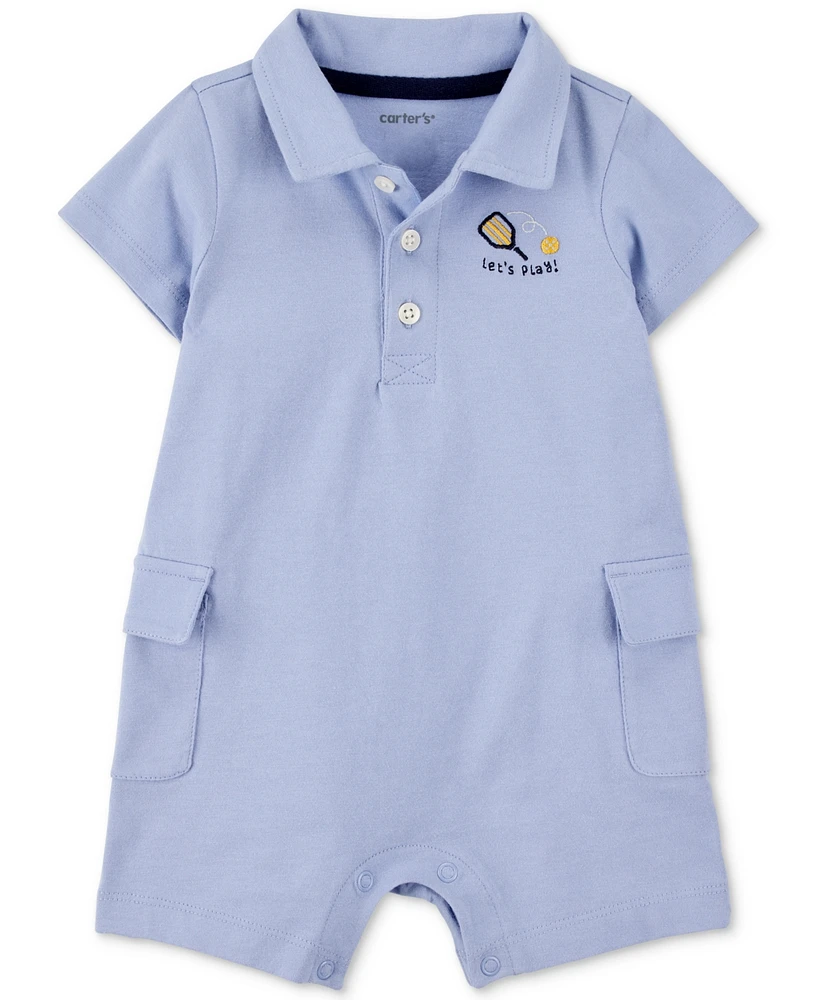 Carter's Baby Boys Pickleball Cotton Romper