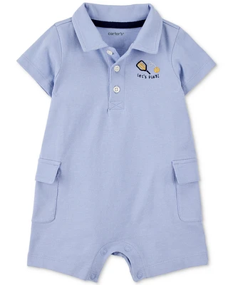 Carter's Baby Boys Pickleball Cotton Romper
