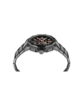 Plein Sport Men's Titan Chronograph Date Quartz Ion Plated Gunmetal Bracelet Watch, 46mm