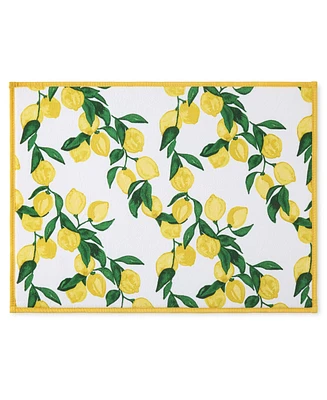 Fiesta Lemon Vine Dish Drying Mat, 16" x 22"