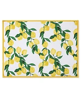 Fiesta Lemon Vine Dish Drying Mat, 16" x 22"
