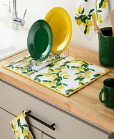 Fiesta Lemon Vine Dish Drying Mat, 16" x 22"