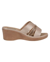 Gc Shoes Women's Frances Embellished Wedge Sandals