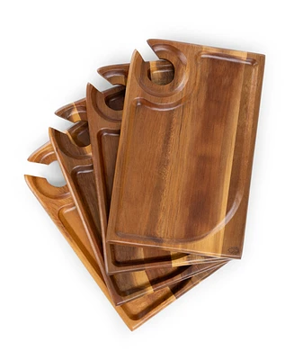 Toscana Rectangle Wine Appetizer Plates