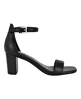 Calvin Klein Women's Nolene Ankle Strap Block Heel Sandals