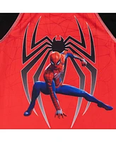Spider-Man Boys Marvel Upf 50+ Rash Guard and Swim Trunks Outfit Set