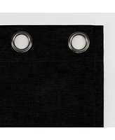 Isidora Velvet Magnetic Closure 100% Blackout Grommet Curtain Panel