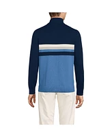Lands' End Men's Long Sleeve Cooling Quarter Zip Sweater