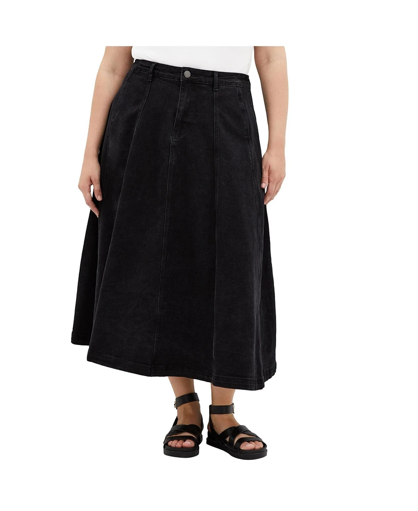 City Chic Plus Alina Skirt