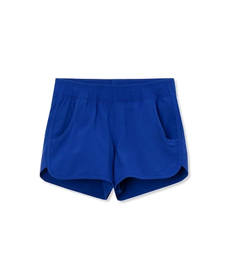 Lands' End Girls Stretch Woven Swimsuit Shorts